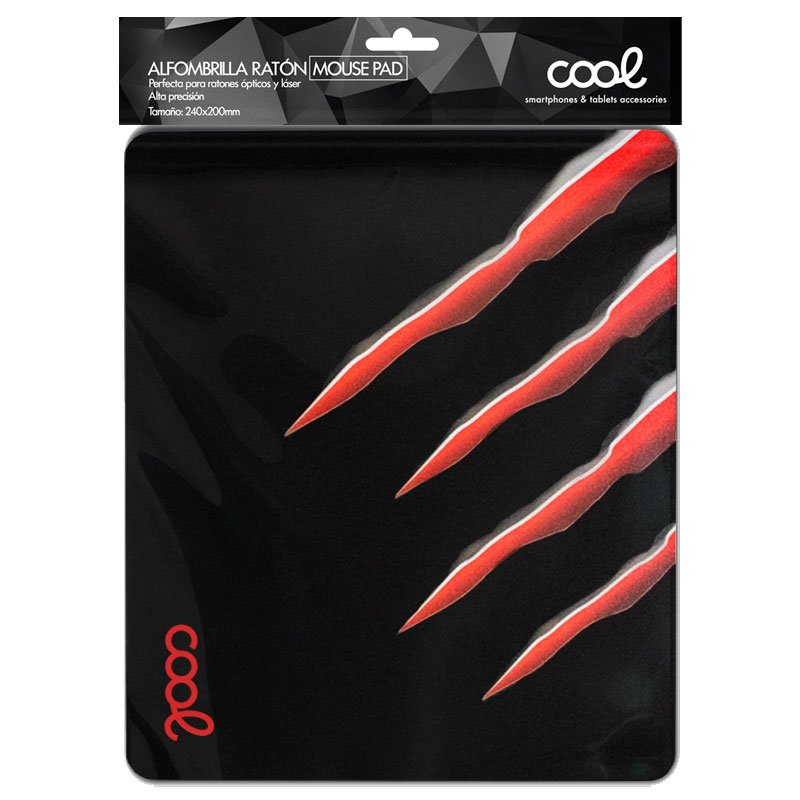 Tapis de souris de jeu rouge COOL
