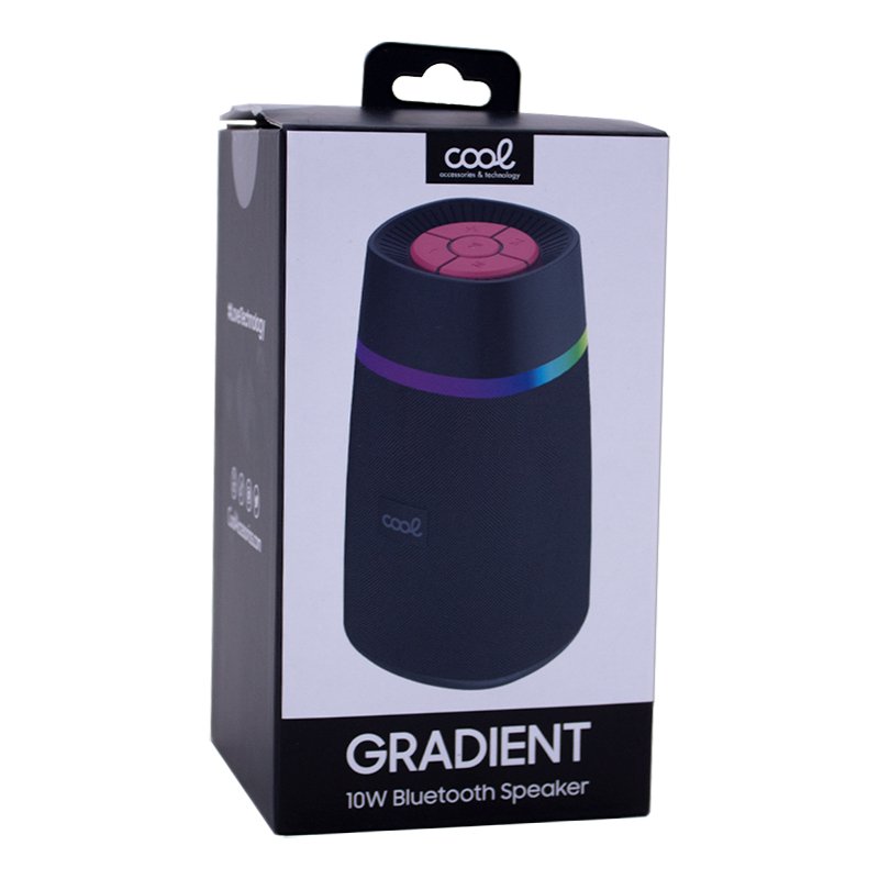 Enceinte Bluetooth universelle Cool 10 W Gradient TWS Rouge