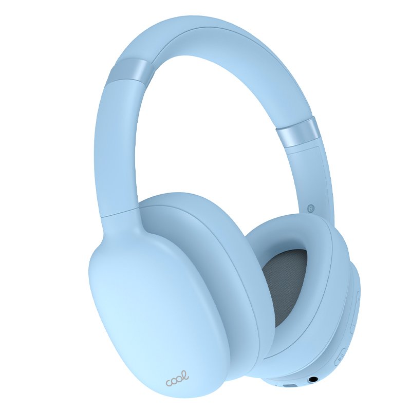 Casque stéréo Bluetooth Cool Roller Celeste