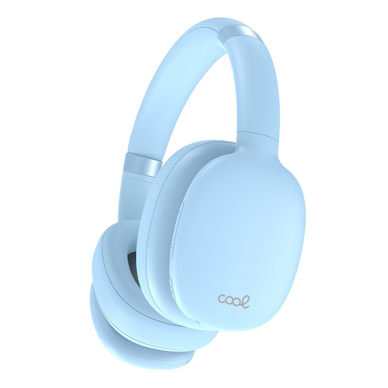 Casque stéréo Bluetooth Cool Roller Celeste