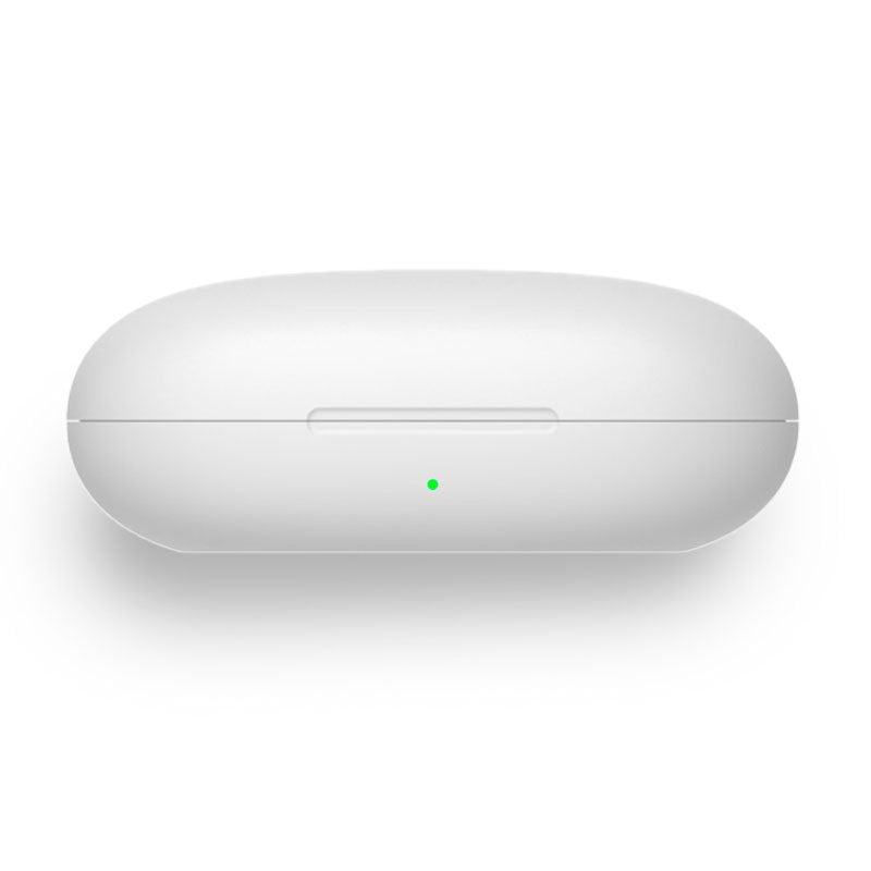 Casque stéréo Bluetooth à double oreillette, sensation de fraîcheur, blanc