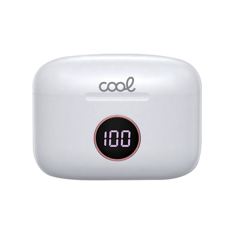 Écouteurs stéréo Bluetooth LCD Cool Air Pro Blanc