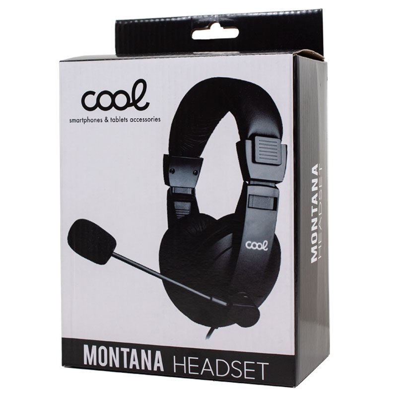 Casque PC stéréo Cool Montana avec microphone