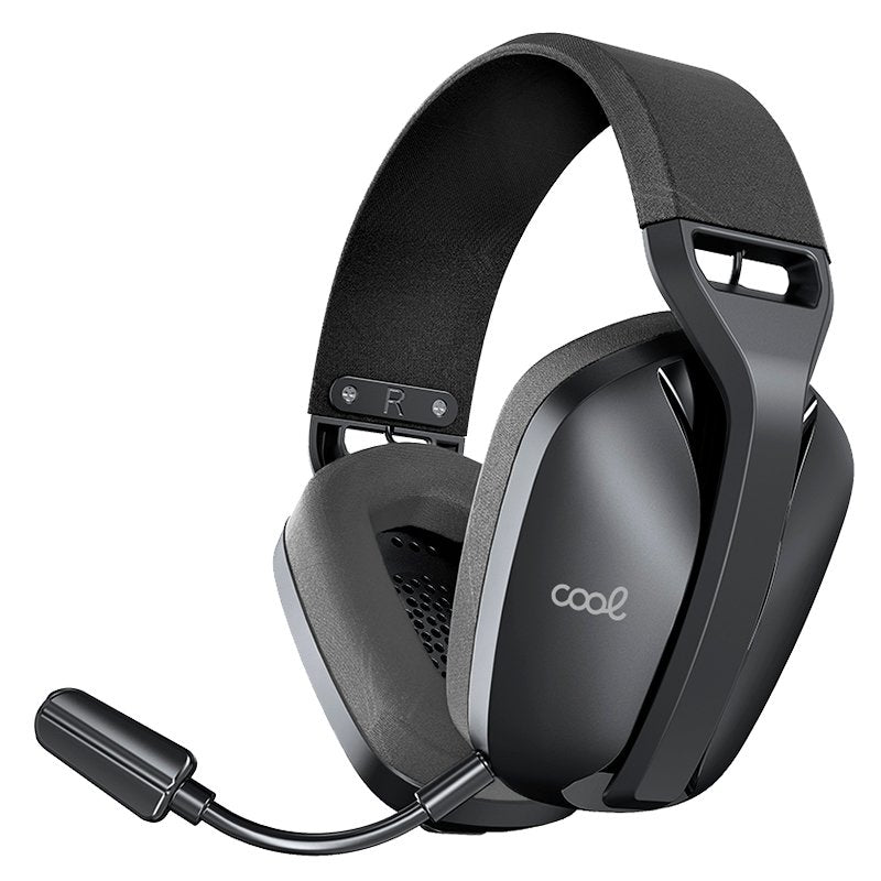 Casque stéréo PC / PS4 / PS5 noir (3 en 1 : sans fil / Bluetooth / jack) COOL Newton