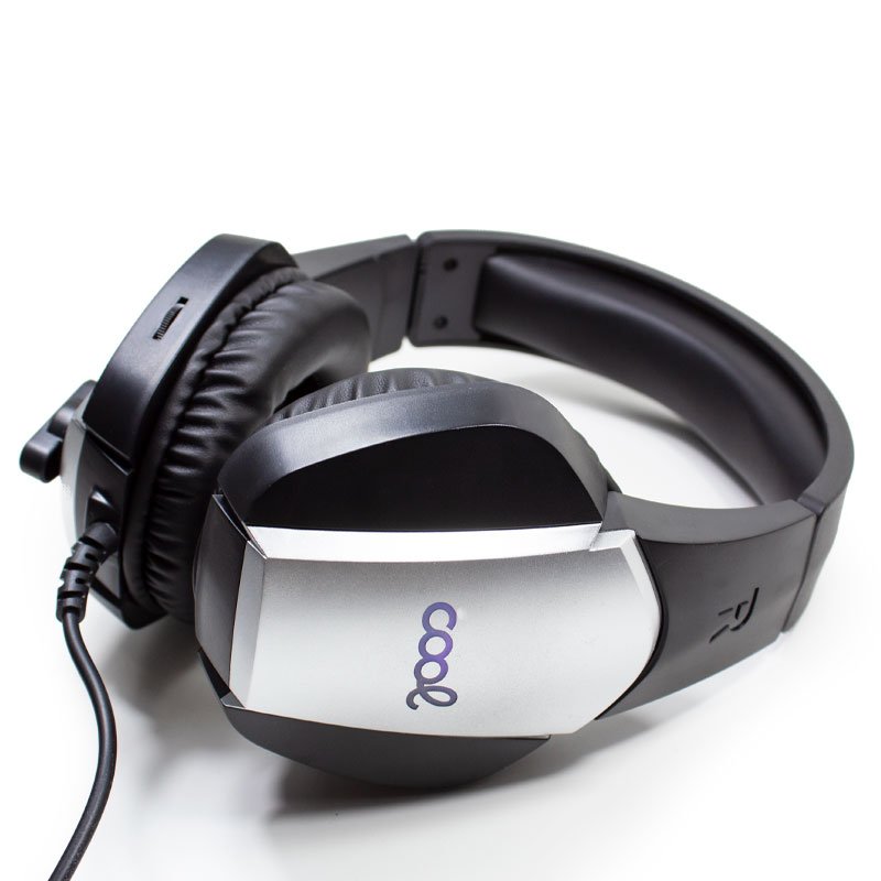 Casque stéréo PC / PS4 / PS5 / Xbox Gaming COOL Bremen Adaptateur éclairage + audio