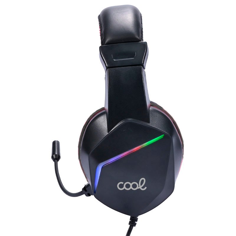 Casque de jeu stéréo COOL Vista pour PC/PS4/PS5/Xbox avec audio adaptatif et éclairage