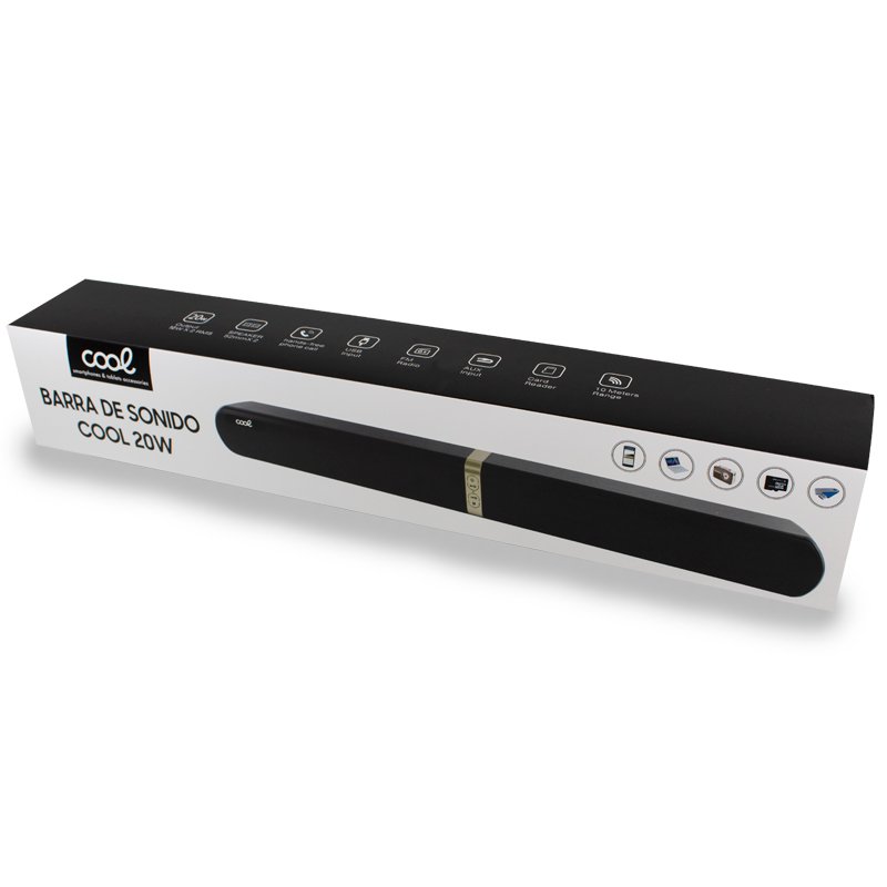 Barre de son universelle Bluetooth Music COOL (20 W) Or
