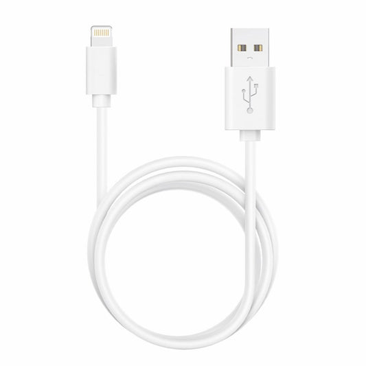 Cable USB Compatible COOL Lightning para iPhone / iPad (1.2 metros) Blanco