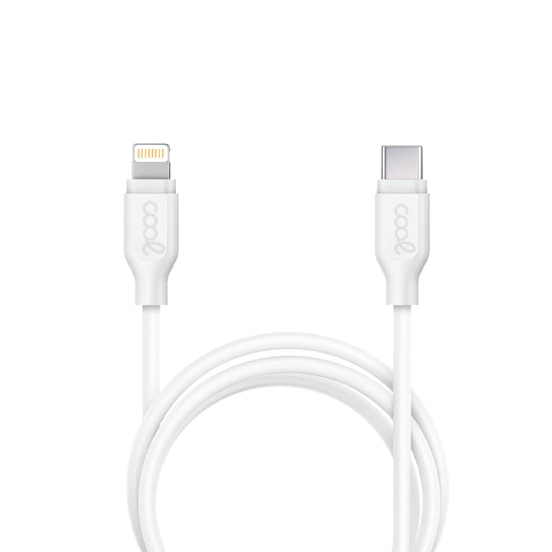 Câble USB universel compatible COOL TYPE-C vers Lightning (1,2 mètre) Blanc
