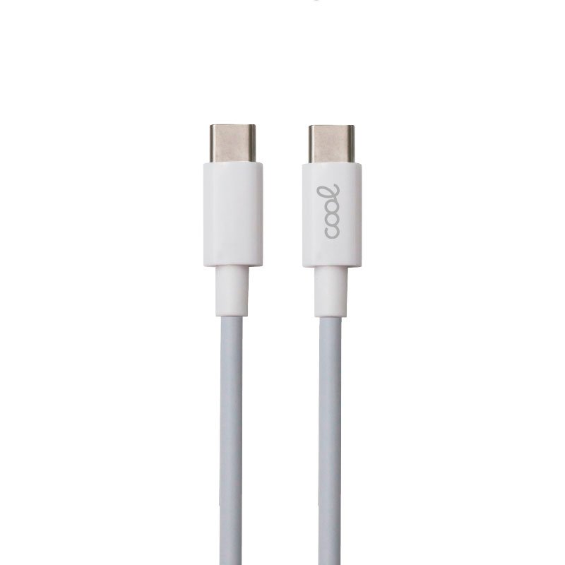 Câble USB universel compatible COOL TYPE-C vers TYPE-C (3 mètres) Blanc 3 A