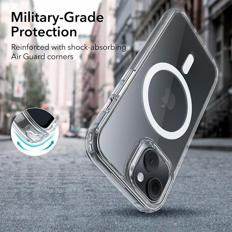Coque magnétique transparente pour iPhone 11