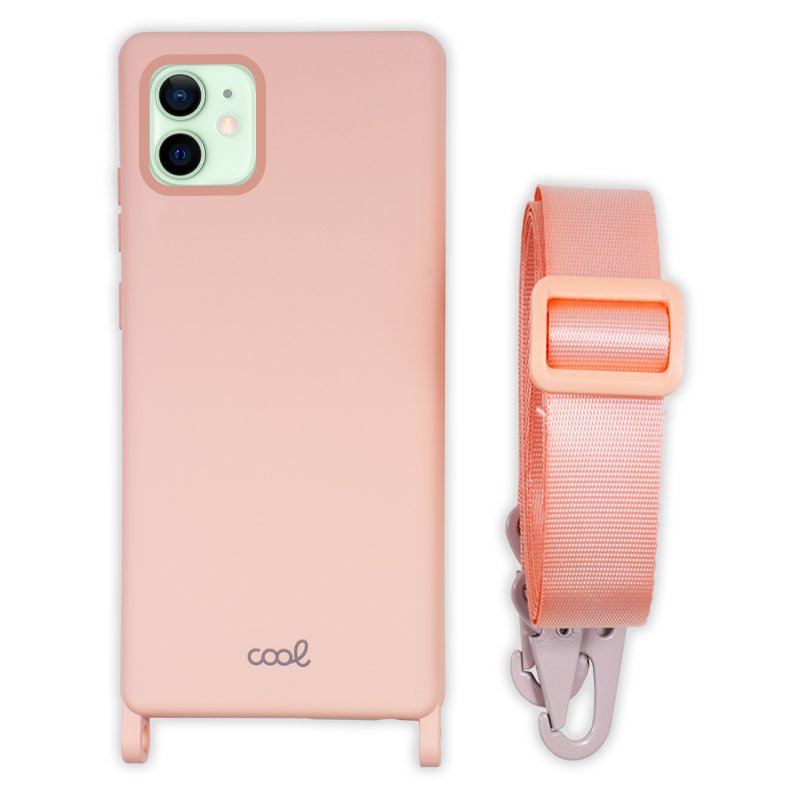 Coque cool pour iPhone 12/12 Pro Ruban rose