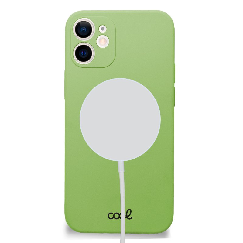 Coque magnétique Cool pour iPhone 12 mini, couleur pistache