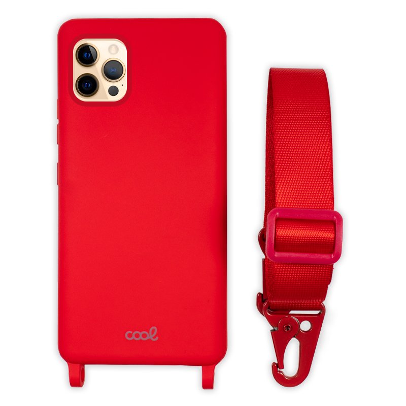 Coque cool pour iPhone 12 Pro Max avec ruban rouge