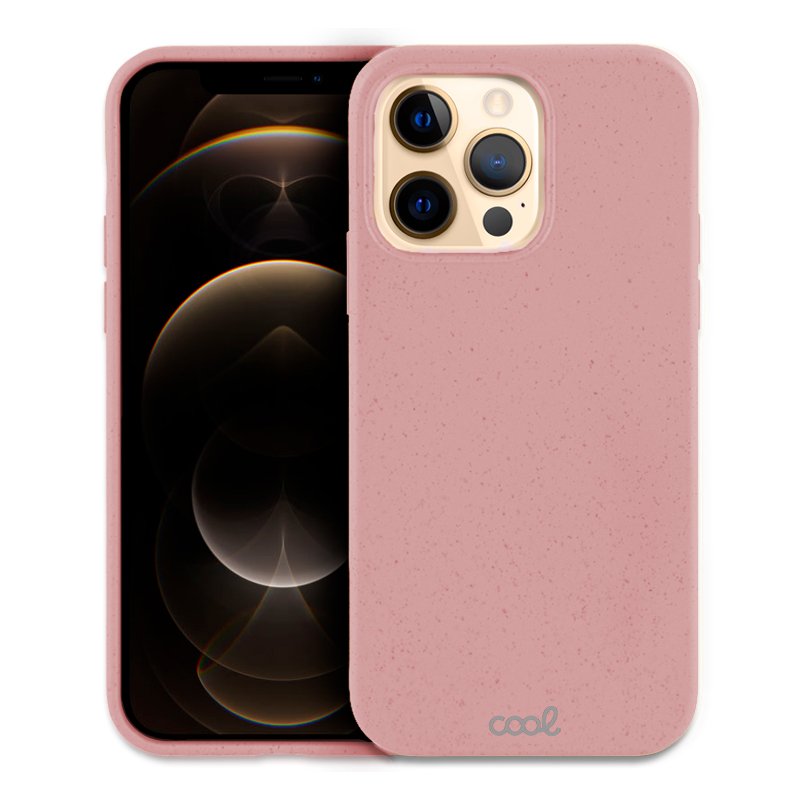 Coque Cool pour iPhone 12 Pro Max Eco Biodégradable Rose