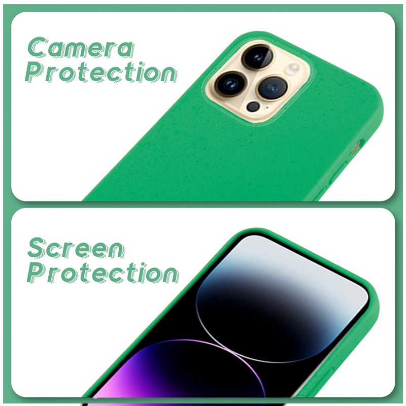 Coque Cool pour iPhone 14 Pro Max Eco Biodégradable Menthe