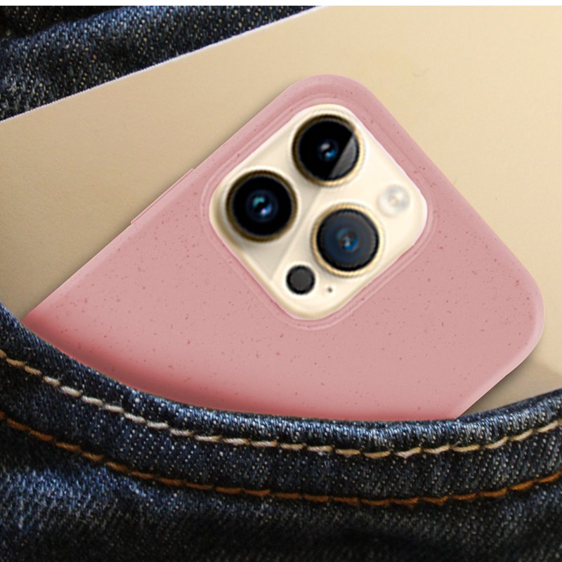 Coque Cool pour iPhone 14 Pro Max Eco Biodégradable Rose