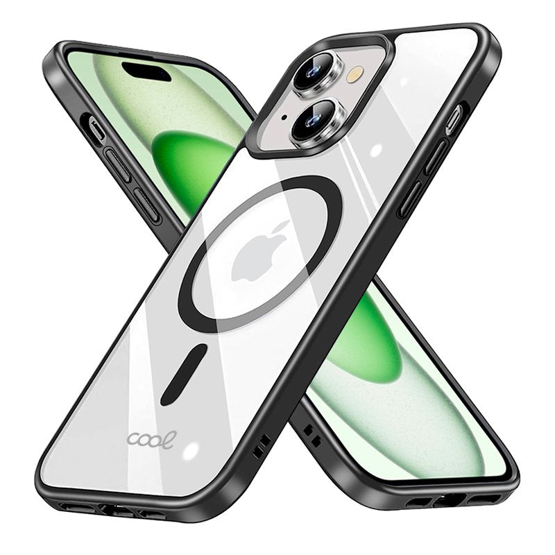 Coque magnétique noire pour iPhone 15 Plus