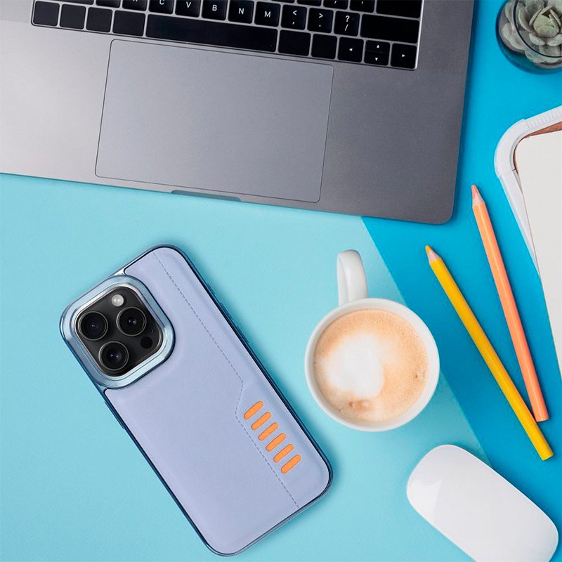 Coque cool pour iPhone 16 Milano Bleu
