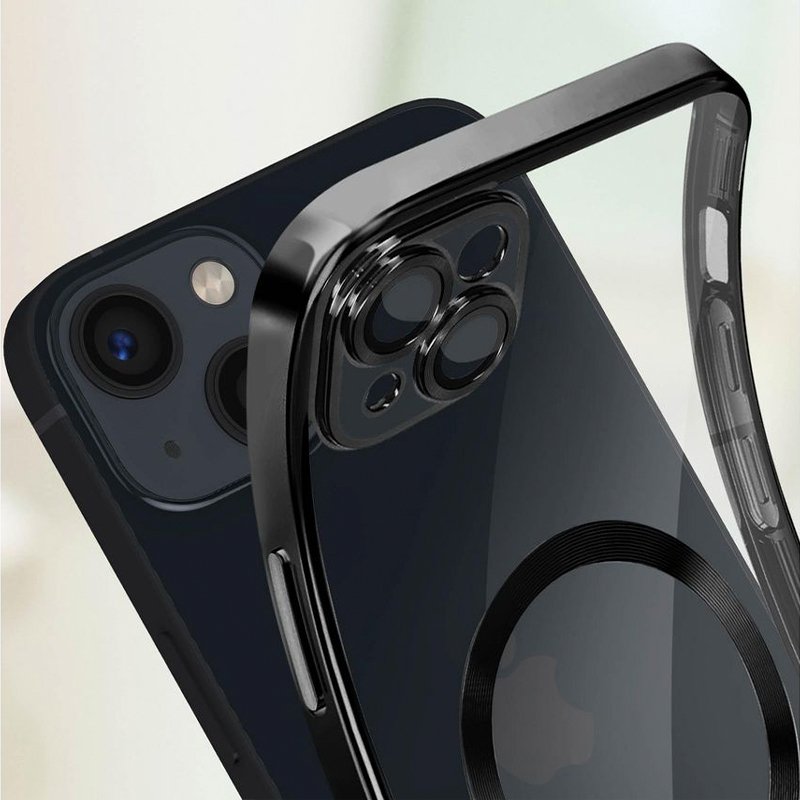 Coque magnétique noire pour iPhone 16 Pro Max