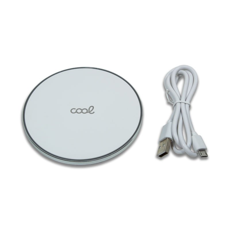 Station de charge sans fil universelle Qi pour smartphone (charge rapide) Blanc