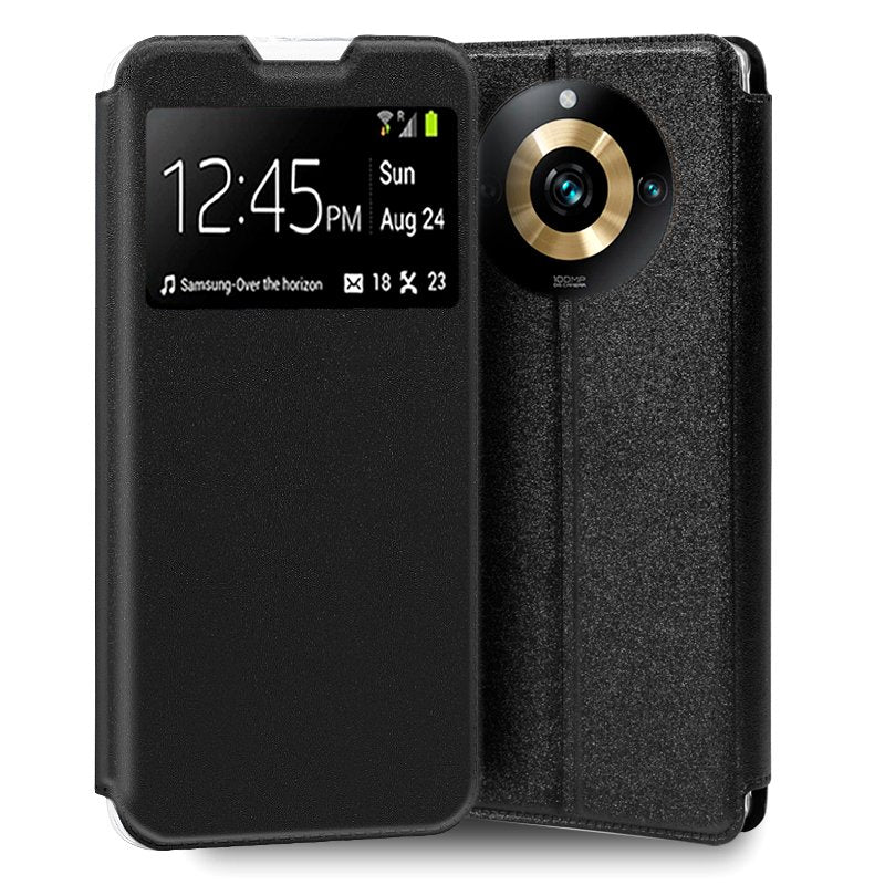 Funda COOL Flip Cover para Realme 11 Pro 5G / 11 Pro Plus 5G Liso Negro