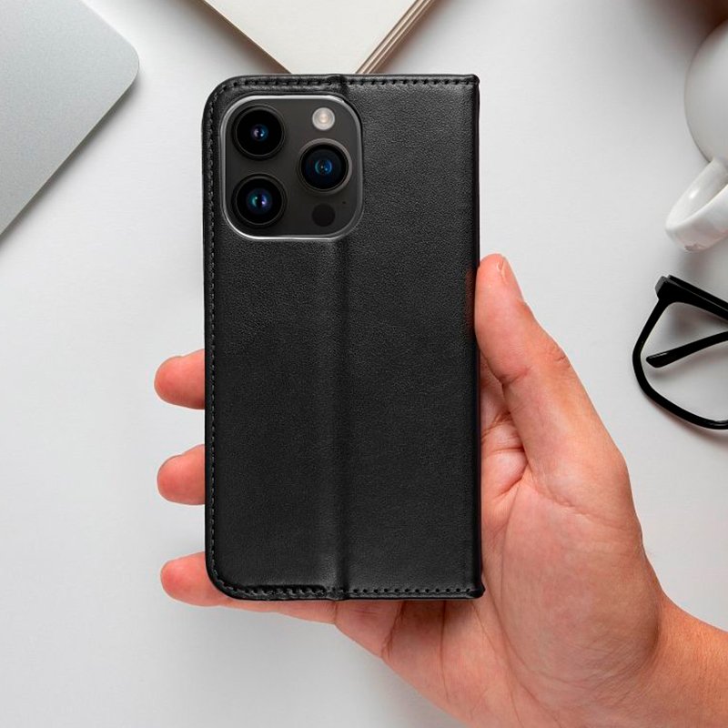 Étui à rabat Cool pour Realme Note 60, noir uni