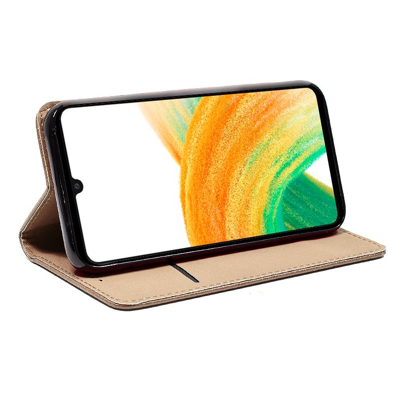 Étui à rabat COOL pour Samsung A336 Galaxy A33 5G Beige lisse