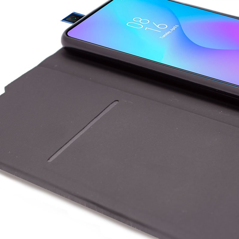 Étui à rabat élégant pour Xiaomi Pocophone M3 / Redmi 9T Bleu Élégance