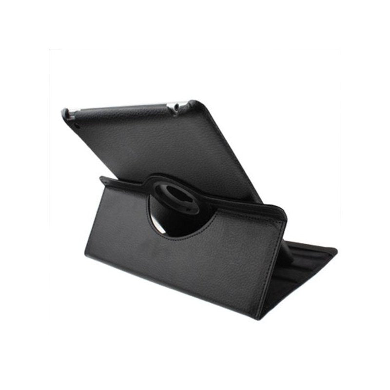 Étui rotatif en similicuir noir pour iPad 2/iPad 3/4 (support)