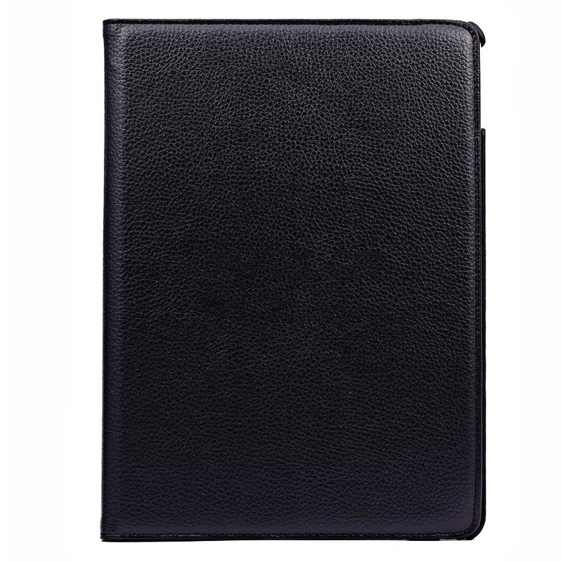 Étui rotatif en similicuir noir pour iPad Air / Air 2 / Pro 9.7 / iPad 2017 / iPad 2018 9.7 pouces