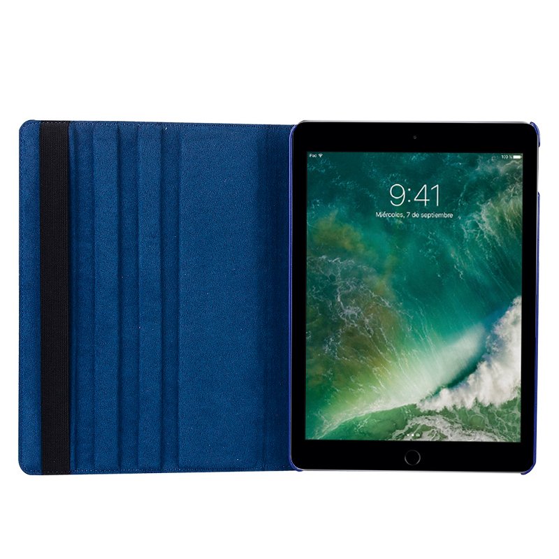 Étui rotatif en similicuir bleu pour iPad Pro 10.5 / iPad Air 2019 10.5