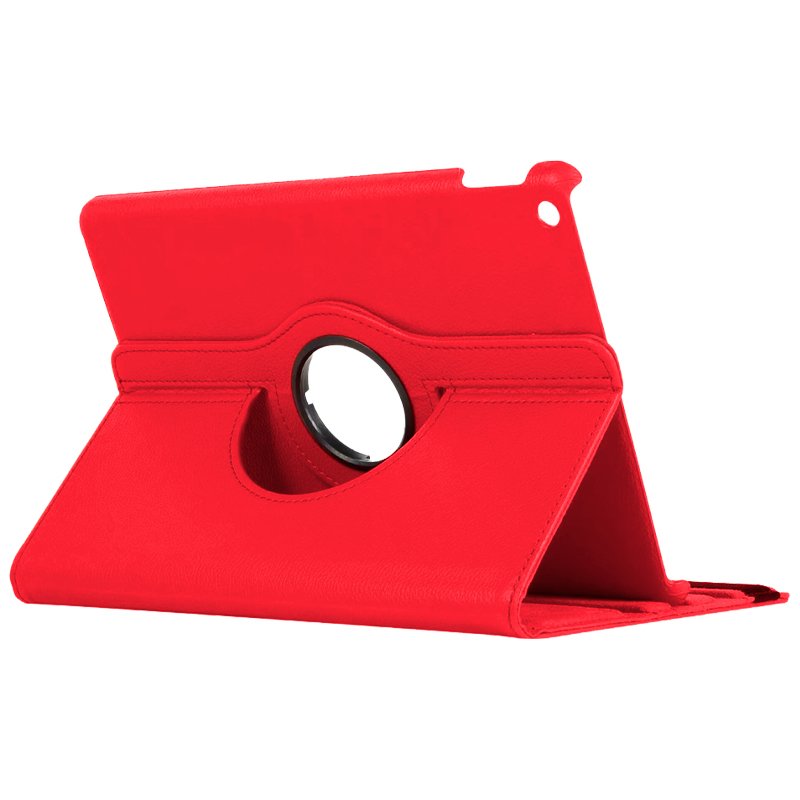 Étui tendance en cuir lisse rouge pour tablette Lenovo Tab M10 Plus / FHD Plus 2e génération / Tab K10 10,3 pouces