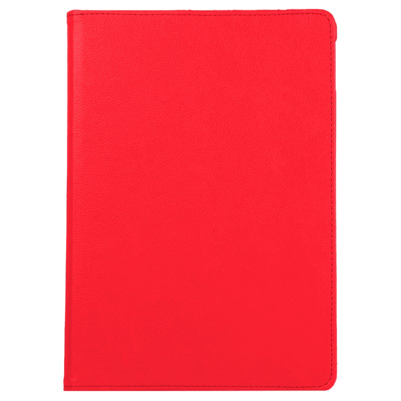 Étui tendance en cuir lisse rouge pour tablette Lenovo Tab M10 Plus / FHD Plus 2e génération / Tab K10 10,3 pouces