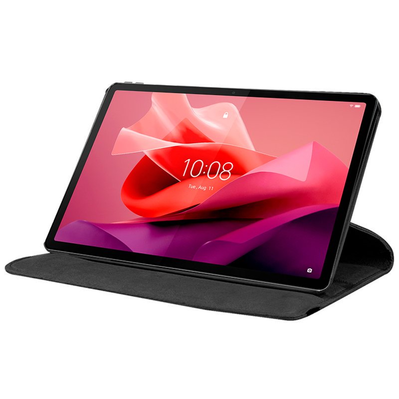 Étui cool en similicuir noir pour Lenovo Tab P12 12,7 pouces