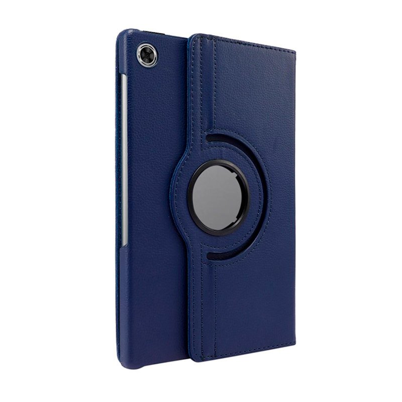 Étui cool en similicuir lisse bleu pour Samsung Galaxy Tab A9 X110 8,7 pouces