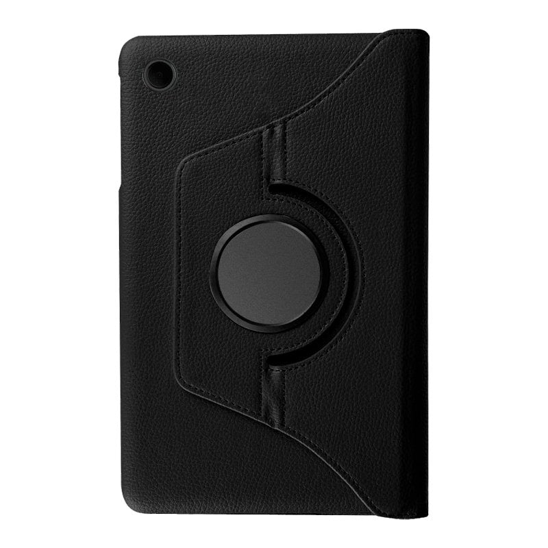 Étui cool en similicuir lisse noir pour Samsung Galaxy Tab A9 X110 8,7 pouces
