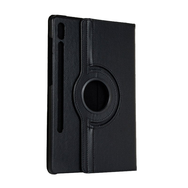 Étui cool en similicuir noir pour Samsung Galaxy Tab S9/Tab S9 FE