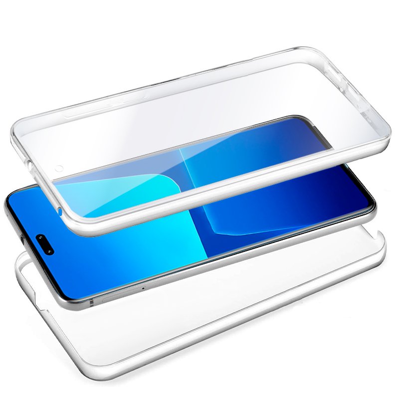 Coque 3D en silicone pour Xiaomi 13 Lite (avant et arrière transparents)