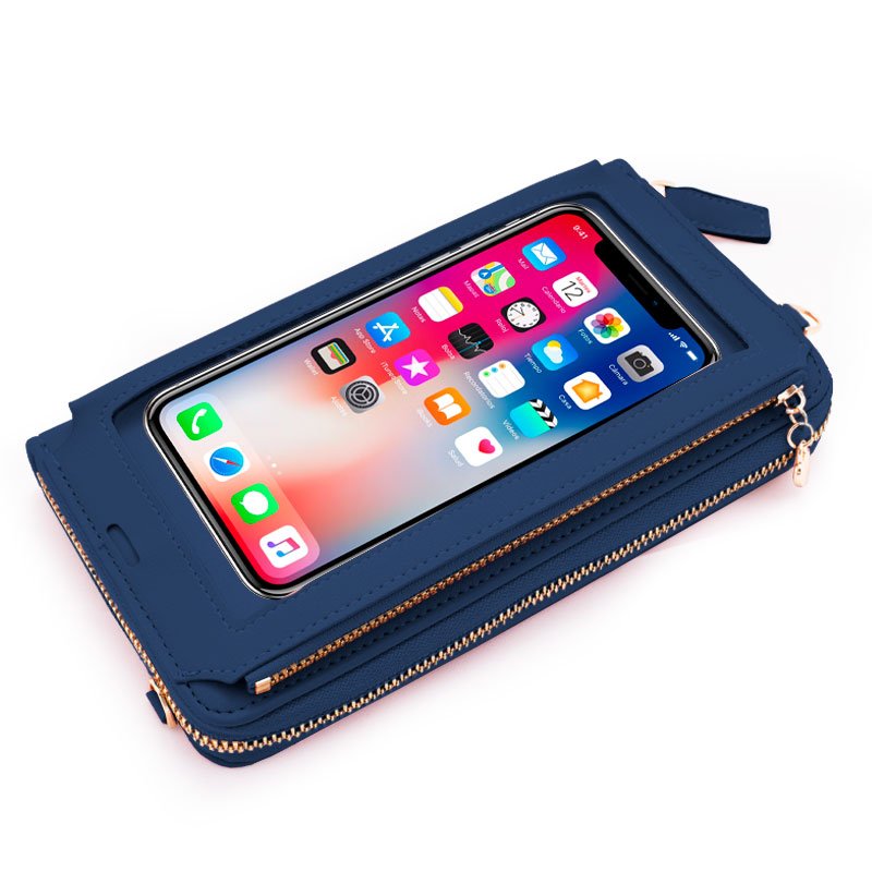 Sacoche universelle horizontale jusqu'à 6,7 pouces COOL Navy