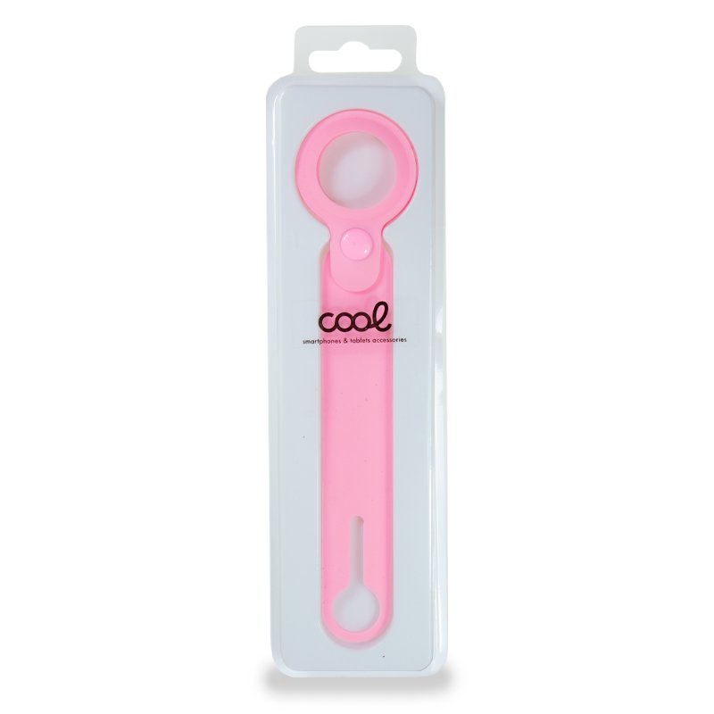 Étui Loop COOL compatible avec AirTag en silicone rose