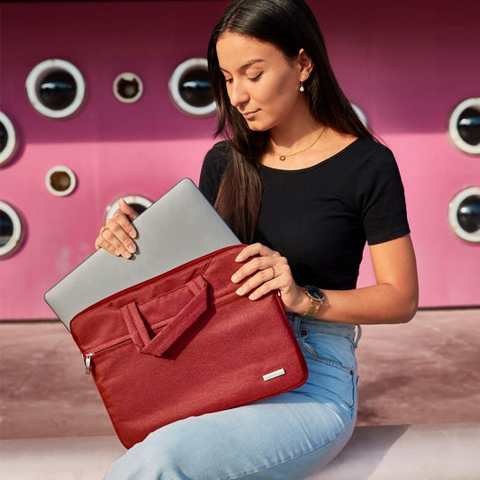 Maletín Ordenador Portátil 13-15 Pulgadas COOL Sigma Granate