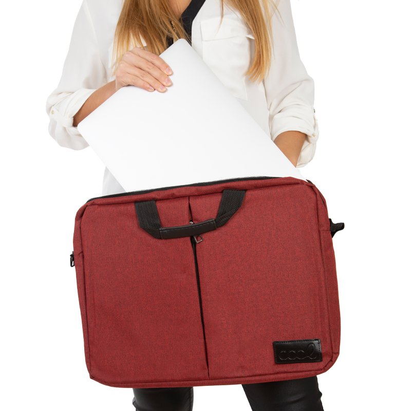 Sacoche pour ordinateur portable 15-16 pouces COOL Minneapolis Rouge