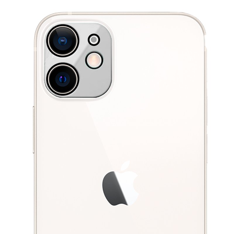 Protection d'appareil photo en verre trempé pour iPhone 12 mini