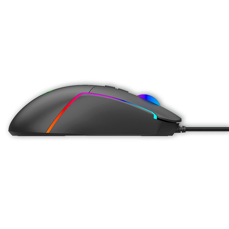 Souris de jeu USB RGB (éclairage) COOL Strip Noir