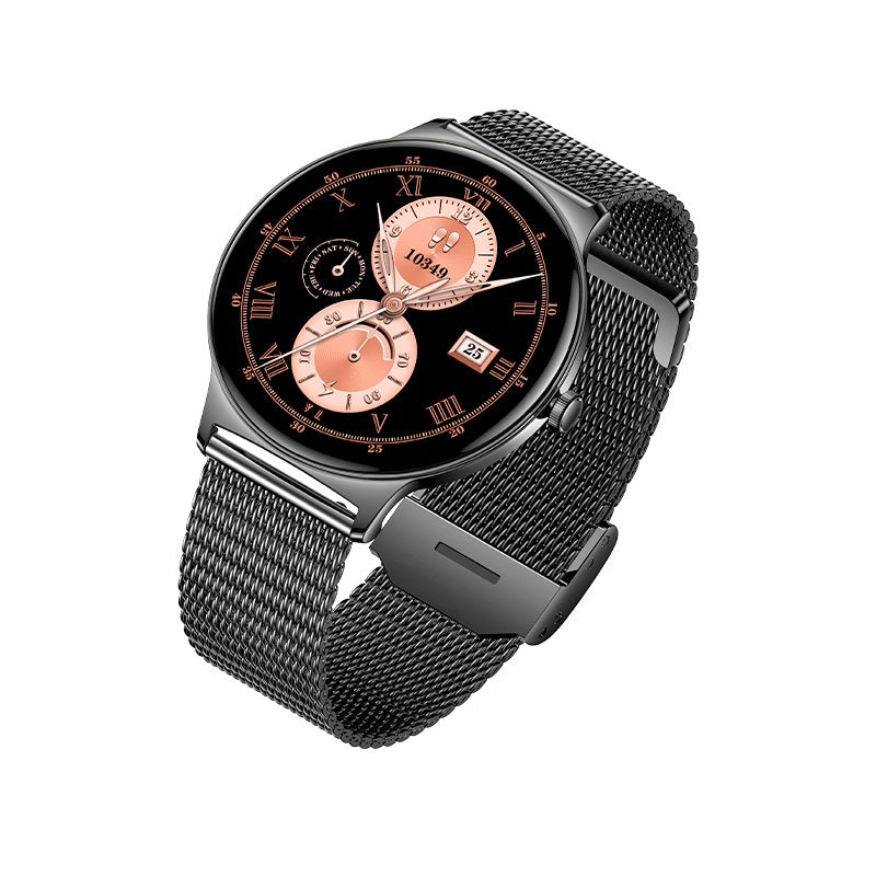 Montre connectée COOL Ultrafine + 2 bracelets (Amoled, Appels, Ultrafine) Noir