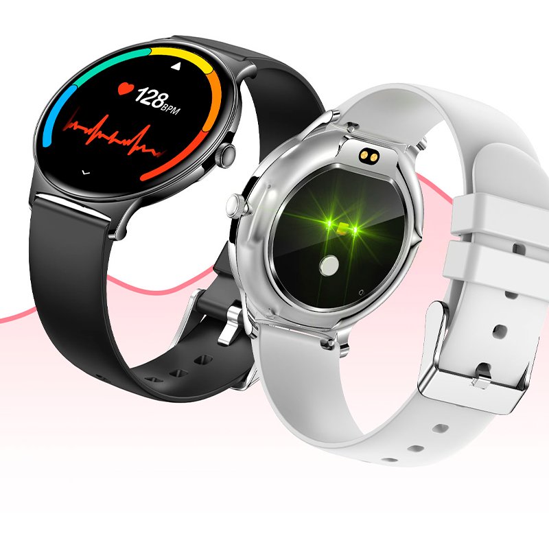 Montre connectée COOL Ultrafine + 2 bracelets (Amoled, Appels, Ultrafine) Noir