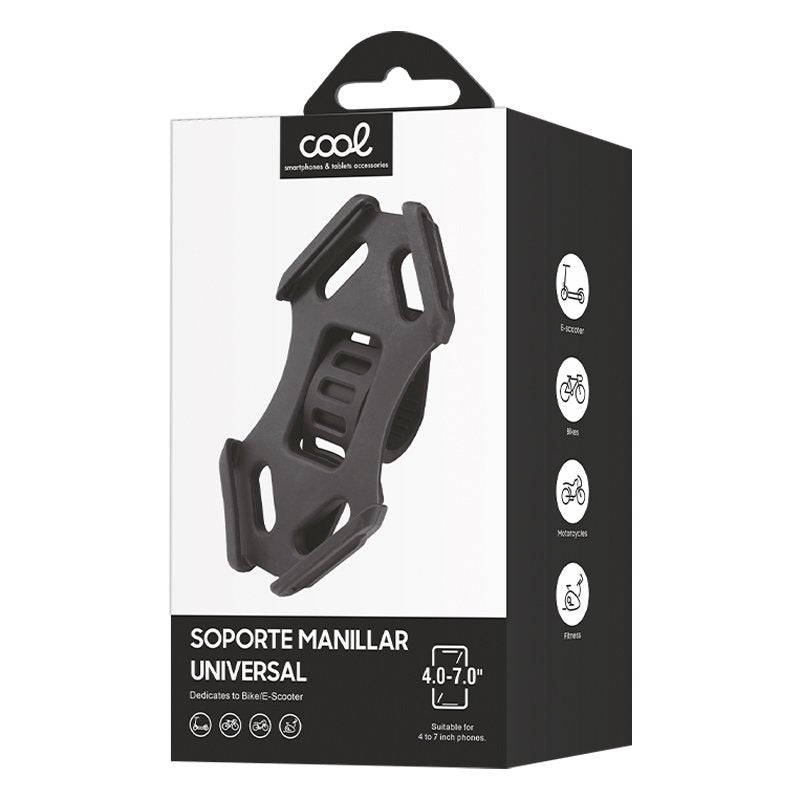 Support de guidon universel COOL pour scooter/vélo/moto 4-7 pouces