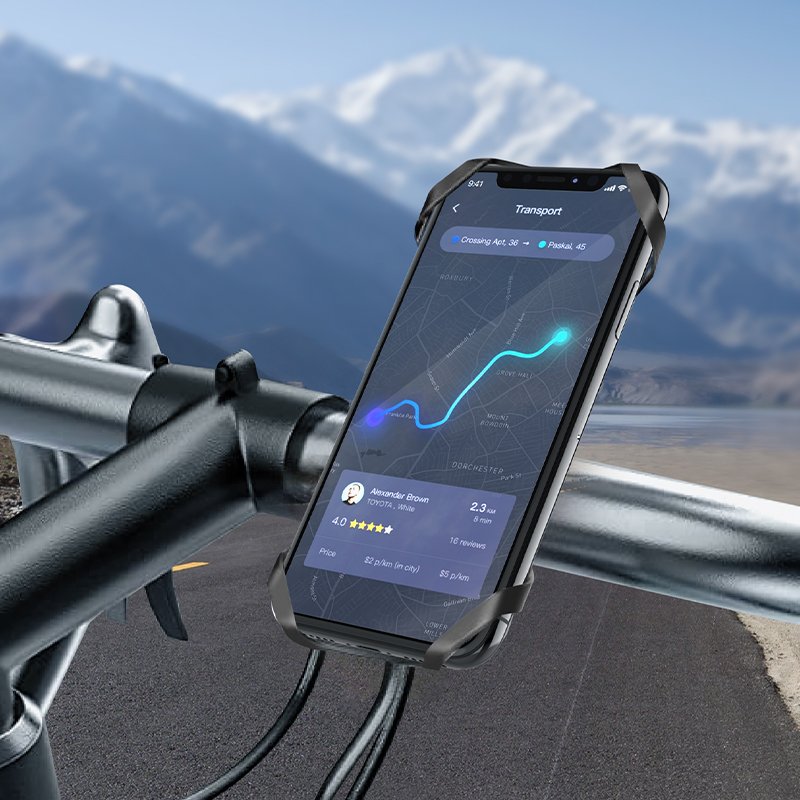 Support de guidon universel COOL pour scooter/vélo/moto 4-7 pouces