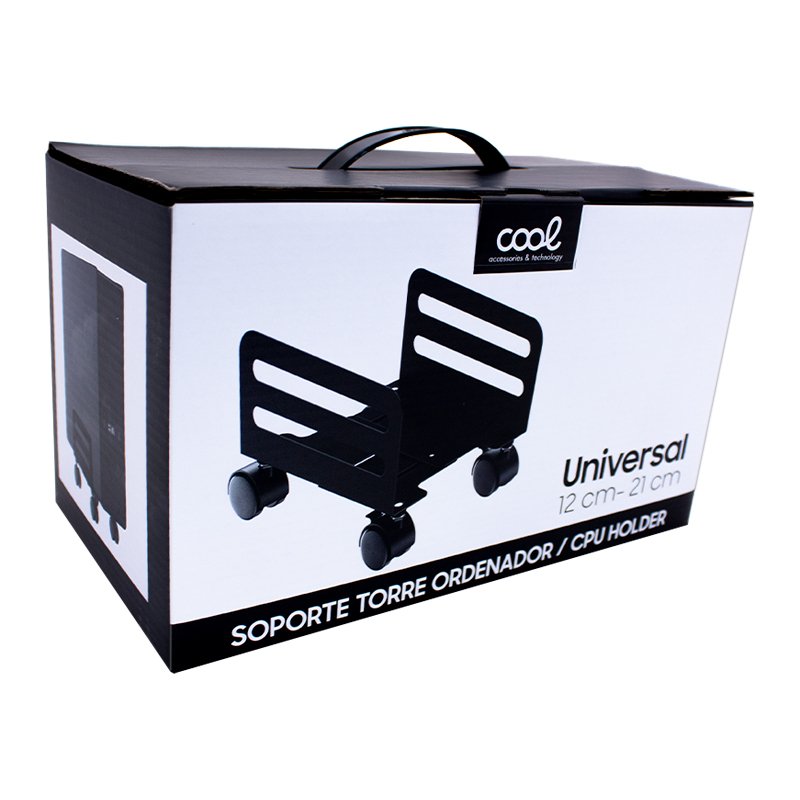 Support universel pour tour de processeur en métal (12 cm - 21 cm)